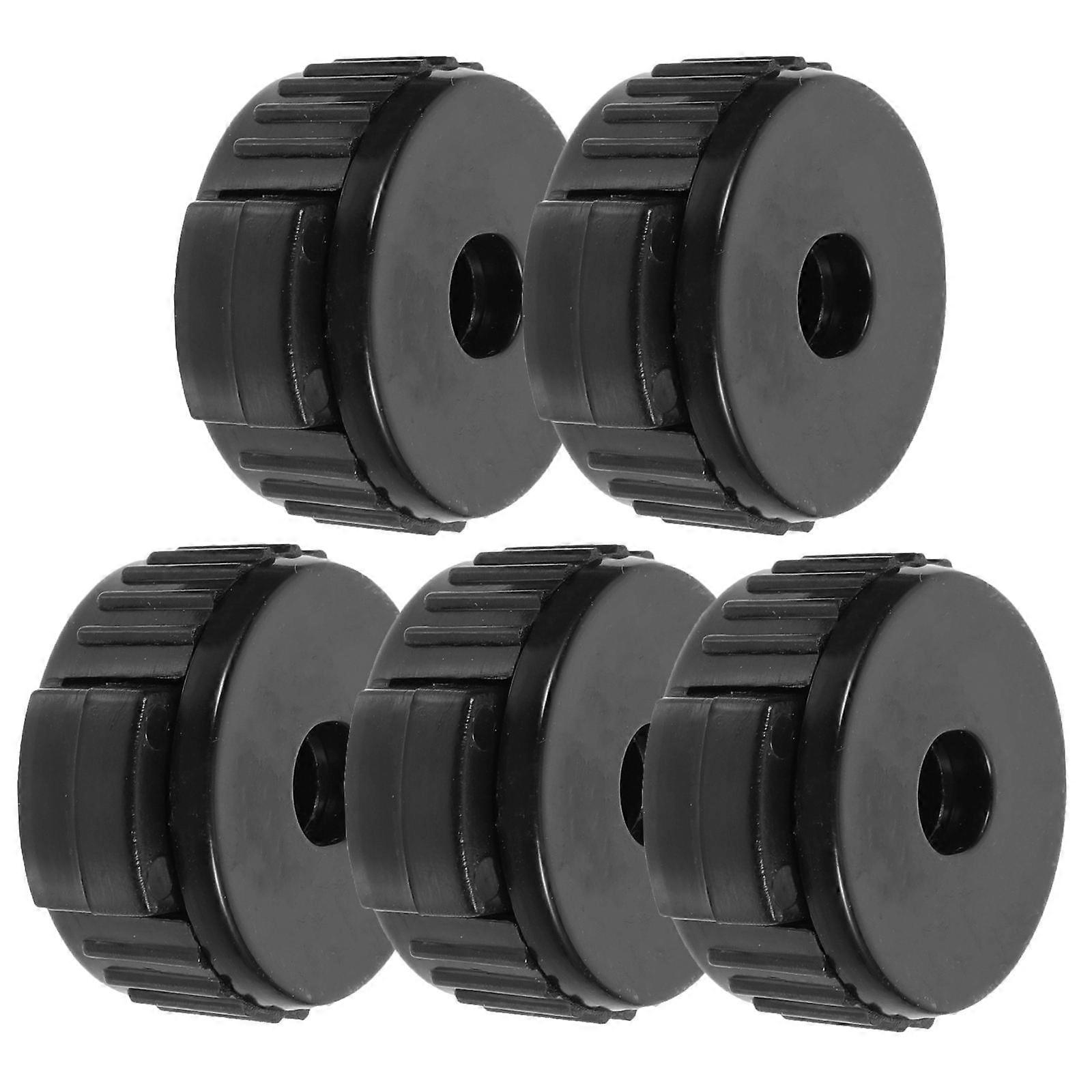 5pcs Plastic Drum Quick Nuts Cymbal Nuts Quick Release Drum Accessories Kit