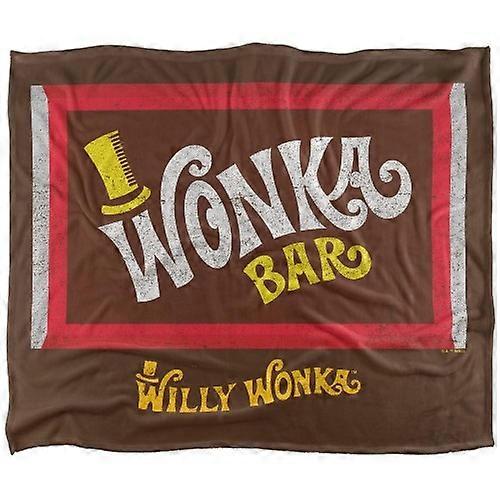 Willy Wonka & The Chocolate Factory Wonka Bar Throw