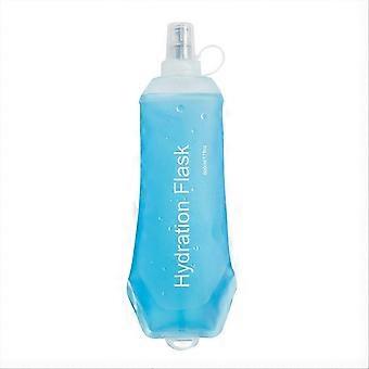 500ml Soft Flask,TPU Foldable Soft Water Bottle for Hydration Pack, A