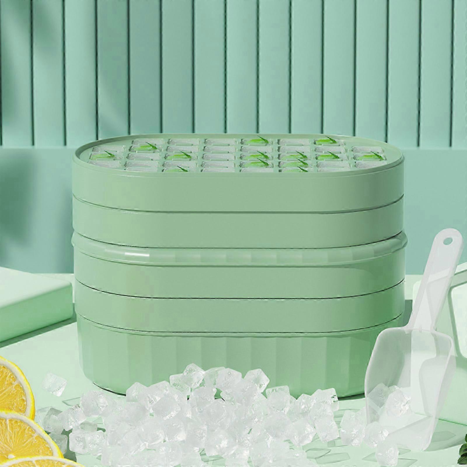 Space-Saving Stackable Ice Storage Box Ice Cube Creator for Refrigerator
