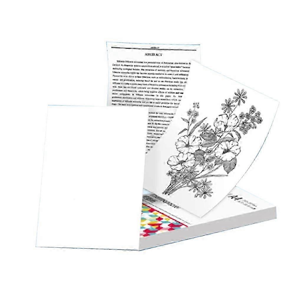 200 Sheets compatible with A4 Thermal Paper M08F Printer Quick-Dry Continuous Thermal Paper Documents Study Notes