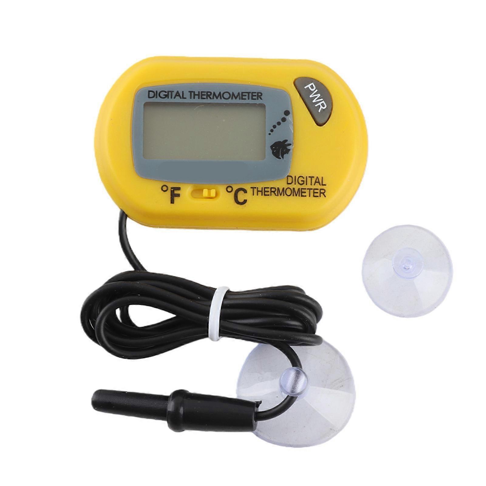 Digital LCD Sensor Aquarium Water Thermometer Controller Wired Fish   Accessories