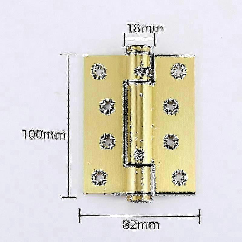 Self-Closing Spring Hinge compatible with Doors with Invisible Damping Mechanism Hidden Automatic Buffer