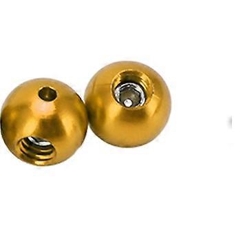 ZTTO Bike Cable End Ball Caps Reusable Brake Cable End Crimps compatible with Mountain Bike Road BikeGold
