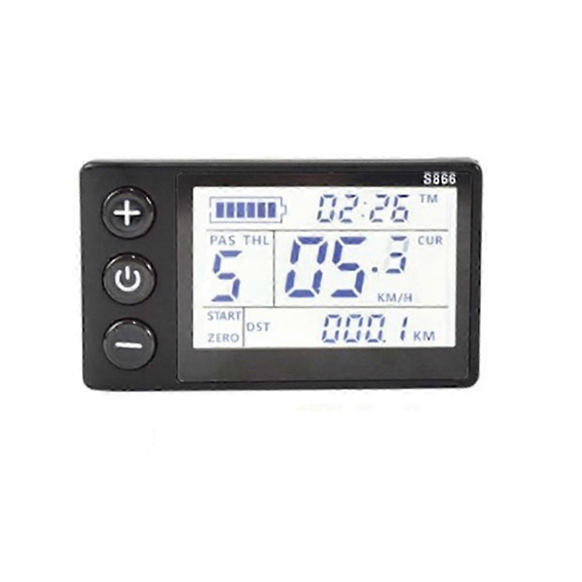 Waterproof control panel for S866 electric bike LCD display