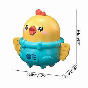 Detalhes do brinquedo: Pressione o carrinho deslizante infantil em formato de galinha espacial, modelo de carro de desenho animado com animais de estimação.