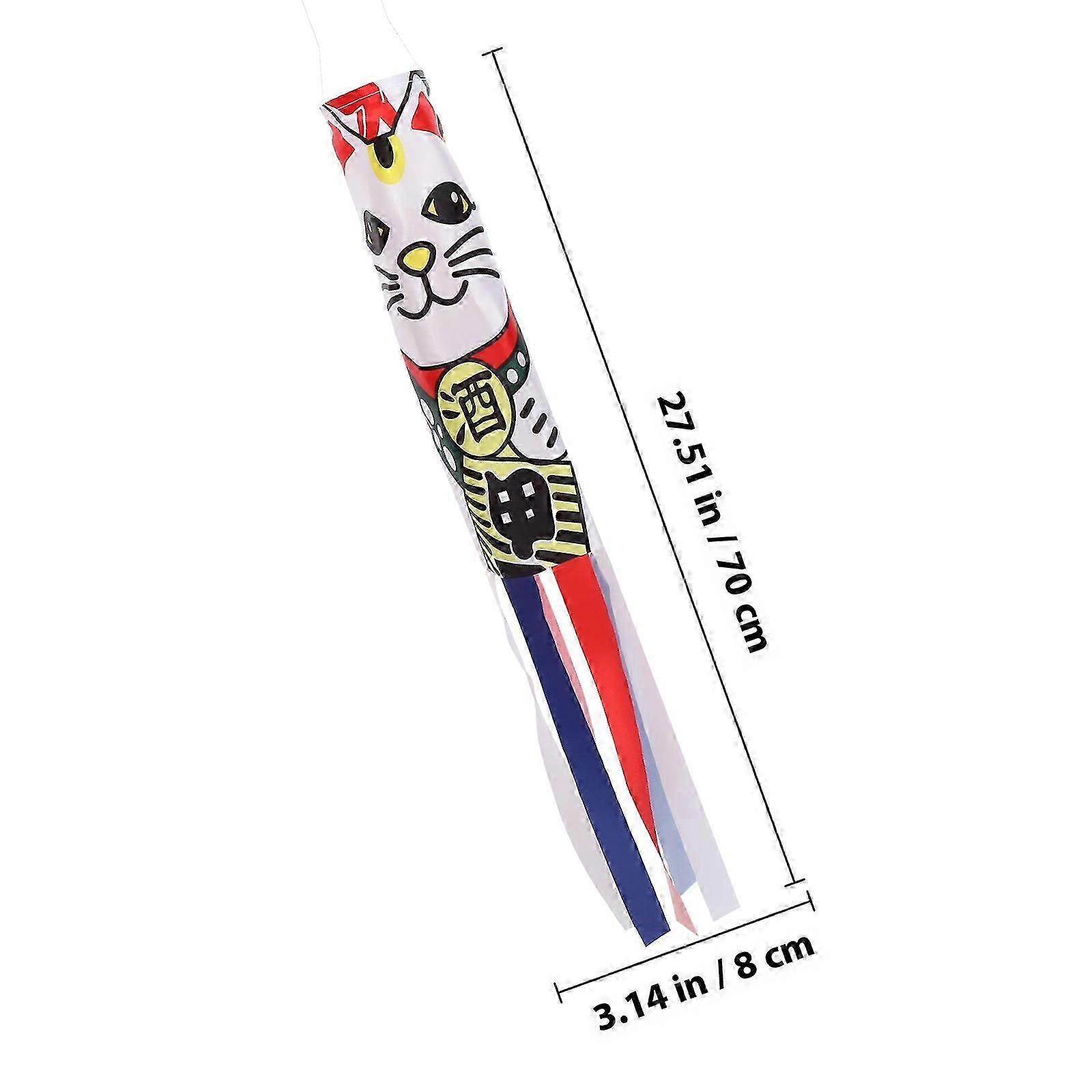4pcs Restaurant Windsock Decorative Wind Direction Flags Garden Hanging Flags