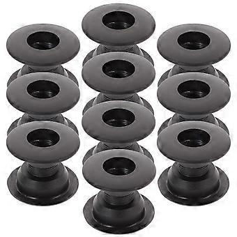 Black Foosball Table Soccer Table Bearing Bushing for 10Set Replacement