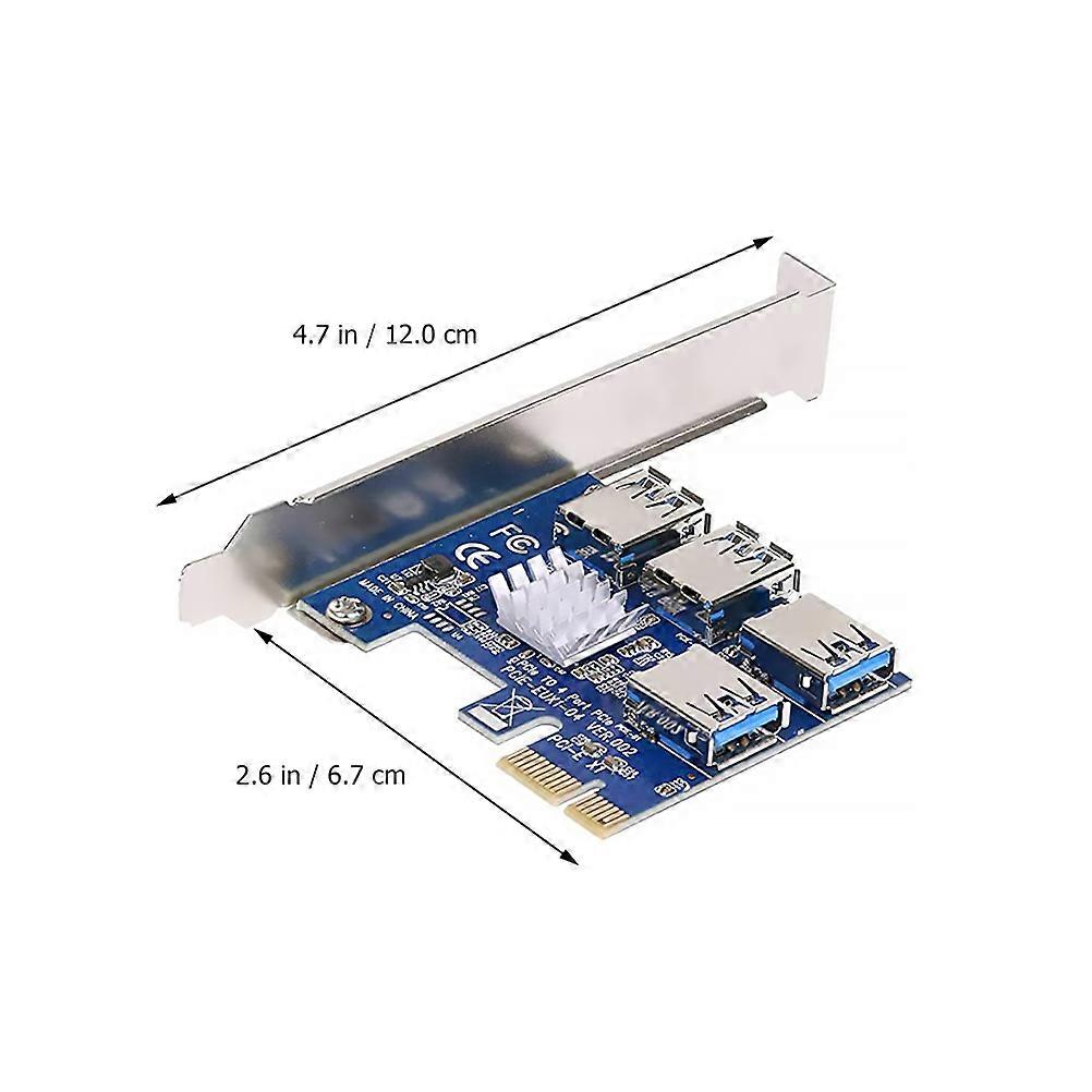 Pci-E Extender Pci-E Riser for Computer Use USB 3.0 Extension Adapter