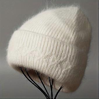 Women's Warm Plush Head Wrap Hat, Soft Fleece Beanie for Autumn Winter, Comfortable Casual Versatile Daily Wear