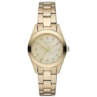 Dkny Jitney Quartz Analog Women's Watch with NY8620 Gold Plated Stainless Steel Bracelet