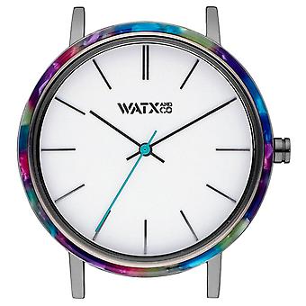Watx & Farben Marmor Uhr für Frauen Analog Quarz WXCA3036