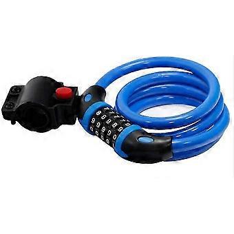 Candado para bicicleta con combinación de 5 dígitos, con capacidad de ser reiniciado.
