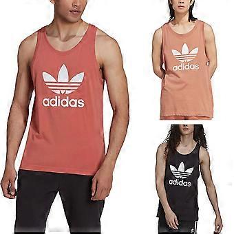 ADIDAS Originals Trefoil Essential Logo Tank Summer Training Gym Vests Underwear
