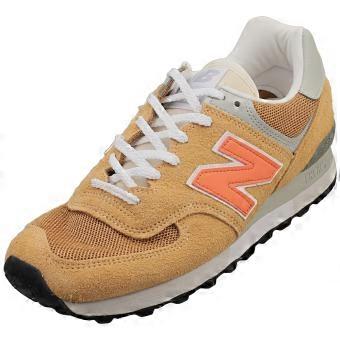 Baskets mode unisexes New Balance 576 Made In England couleur café