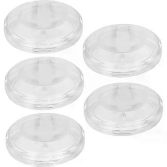 5pcs Plastic False Eyelash Storage Boxes Black Set
