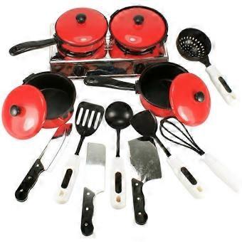 13-Pc Safe Pretend Play Kitchen Set