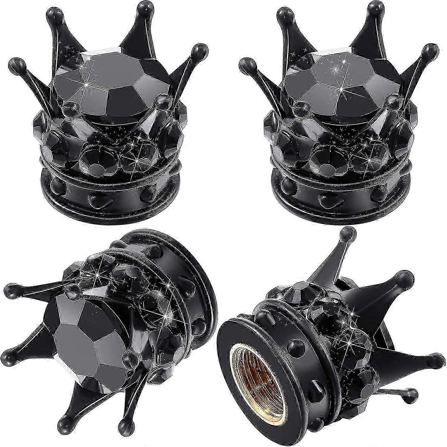 Sparkling Car Valve Cap Set