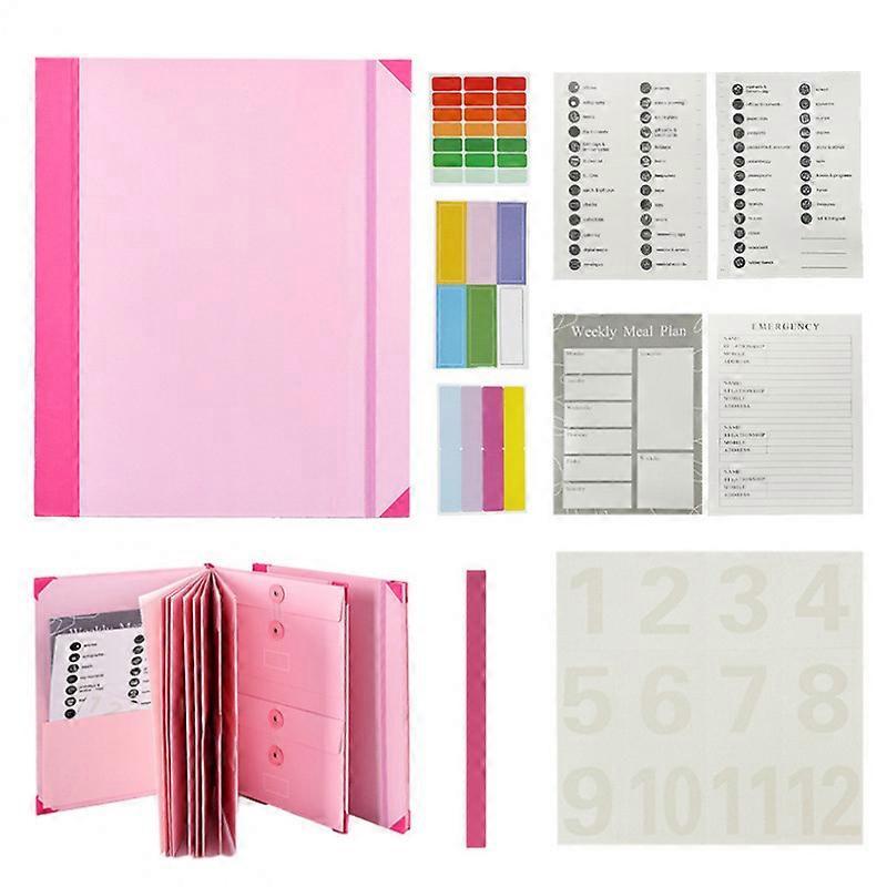 Multi-Pocket Accordion File Organizer