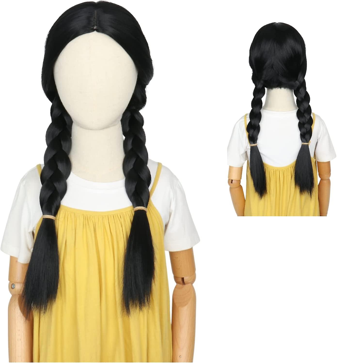 Kids_________ed Wig Long Straight Costume_______ls