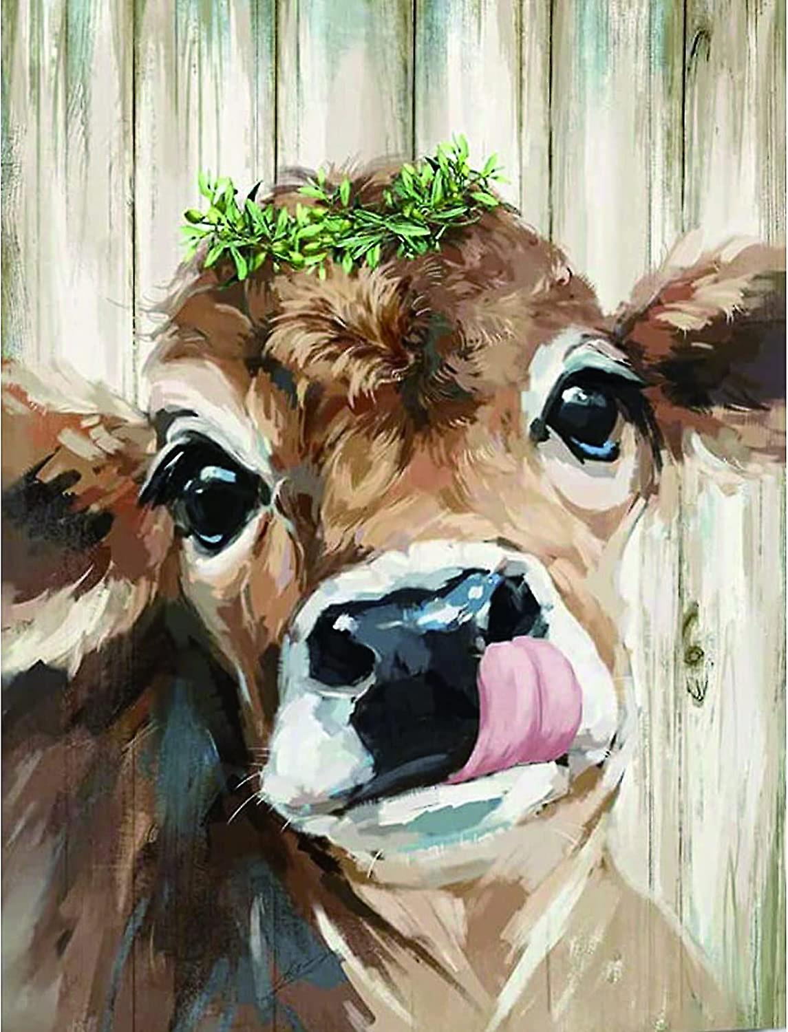 MEIYUDA 5D Diamond Painting Giraffe - Volledig Ronde Stenen 30x40cm Voor Volwassenen En Kinderen
