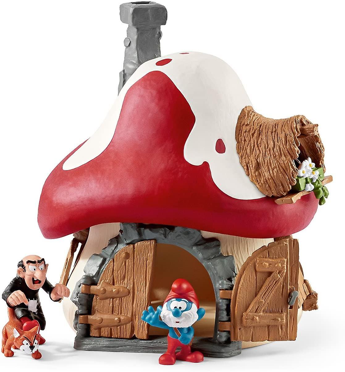 Schleich Smurf House with 2 Figurines