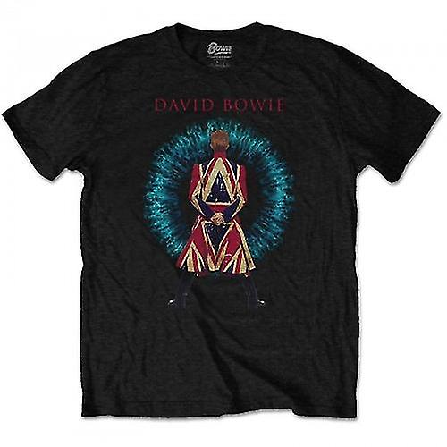 David Bowie Unisex Adult LiveAndWell.com Back Print T-Shirt