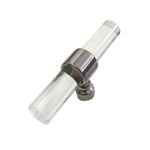 10xAcrylic Connecting Rod Bar for Door Handles Drawer Pull Knob  Chrome 80mm