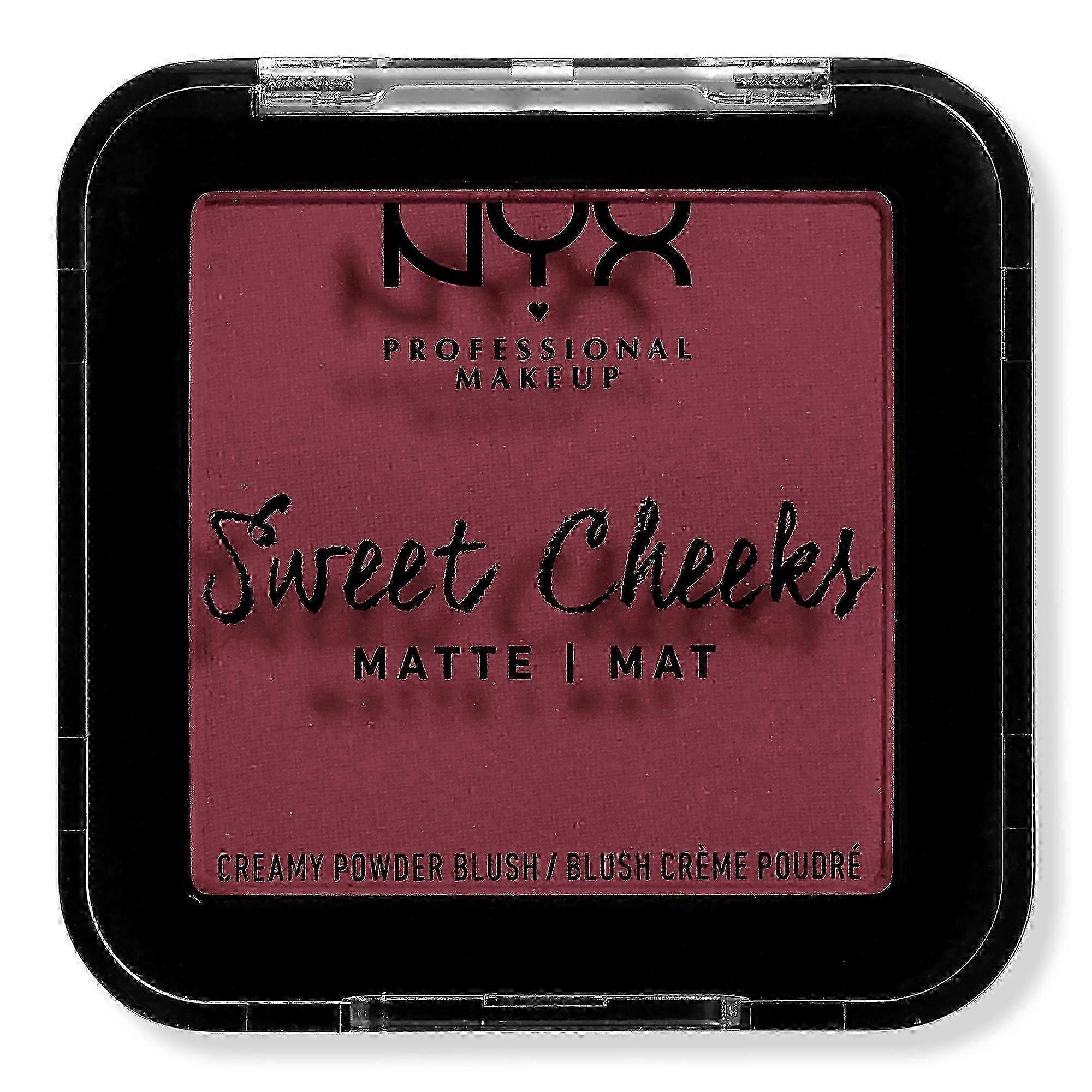 Nyx بروفيشنال ماكياج سويت تشيكس بودرة كريمية أحمر الخدود (غير لامع) ، بانج بانج ، 0.17 أونصة