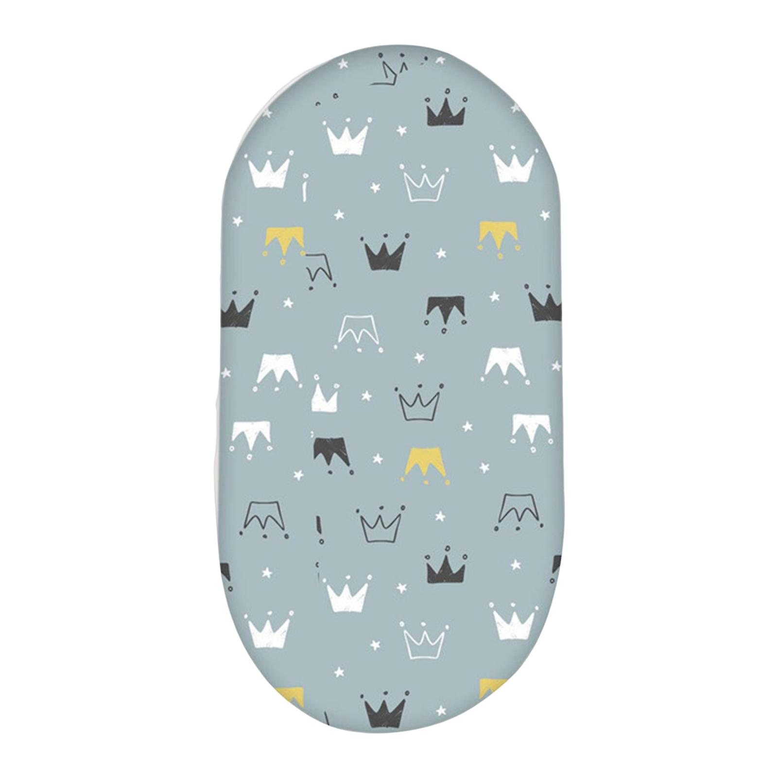 Sinknap Baby Cradle Cover Breathable Cartoon Print Skin-touch Soft Changing Pad Polyester Infant Dia