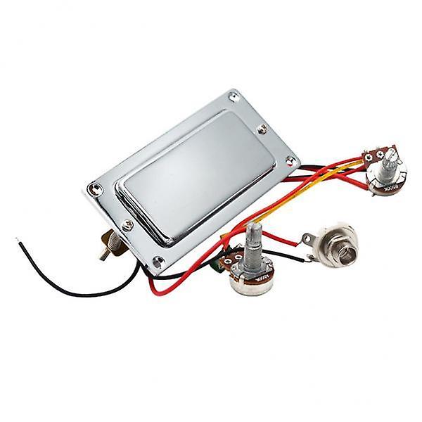 2xPrewired Double Coil Guitar Pickup Harness with Volume Tone Pots