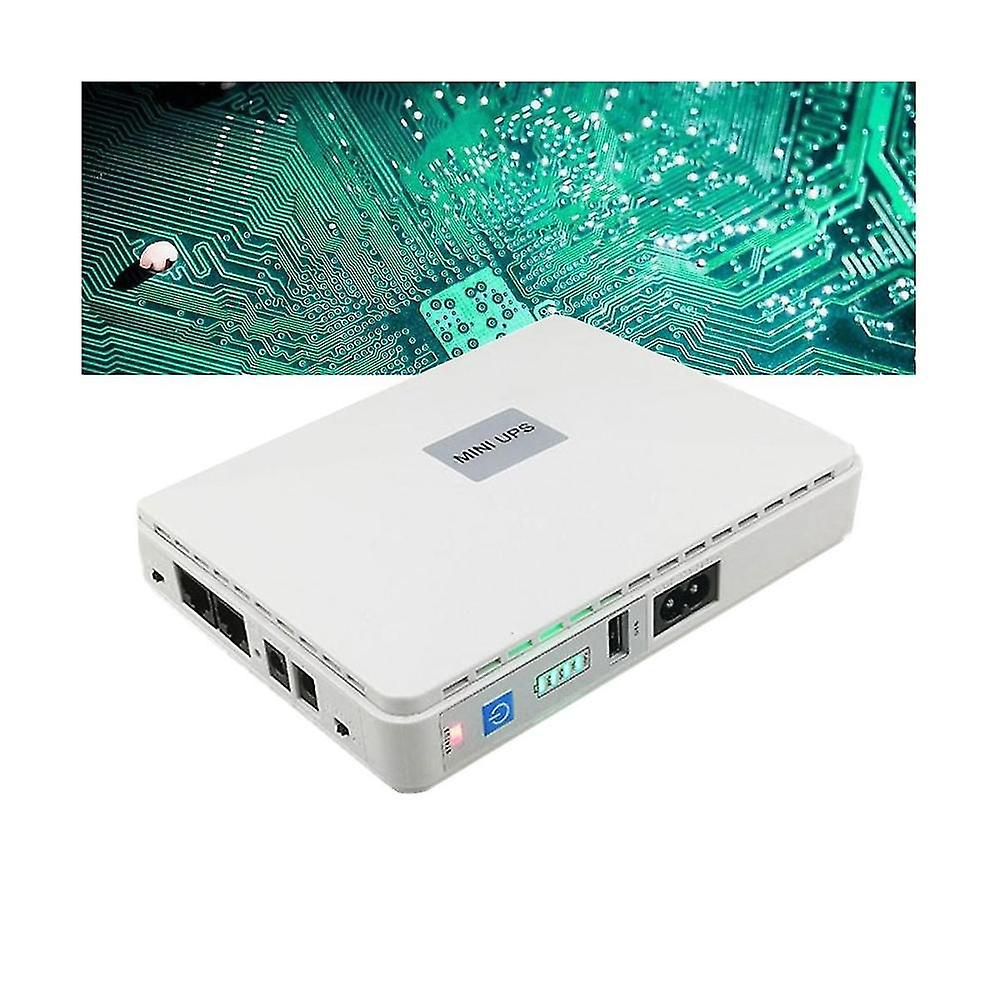 5v 9v 12v Uninterruptible Power Supply Mini Ups Poe 15v 24v Battery Backup 8800mah For Wifi Router