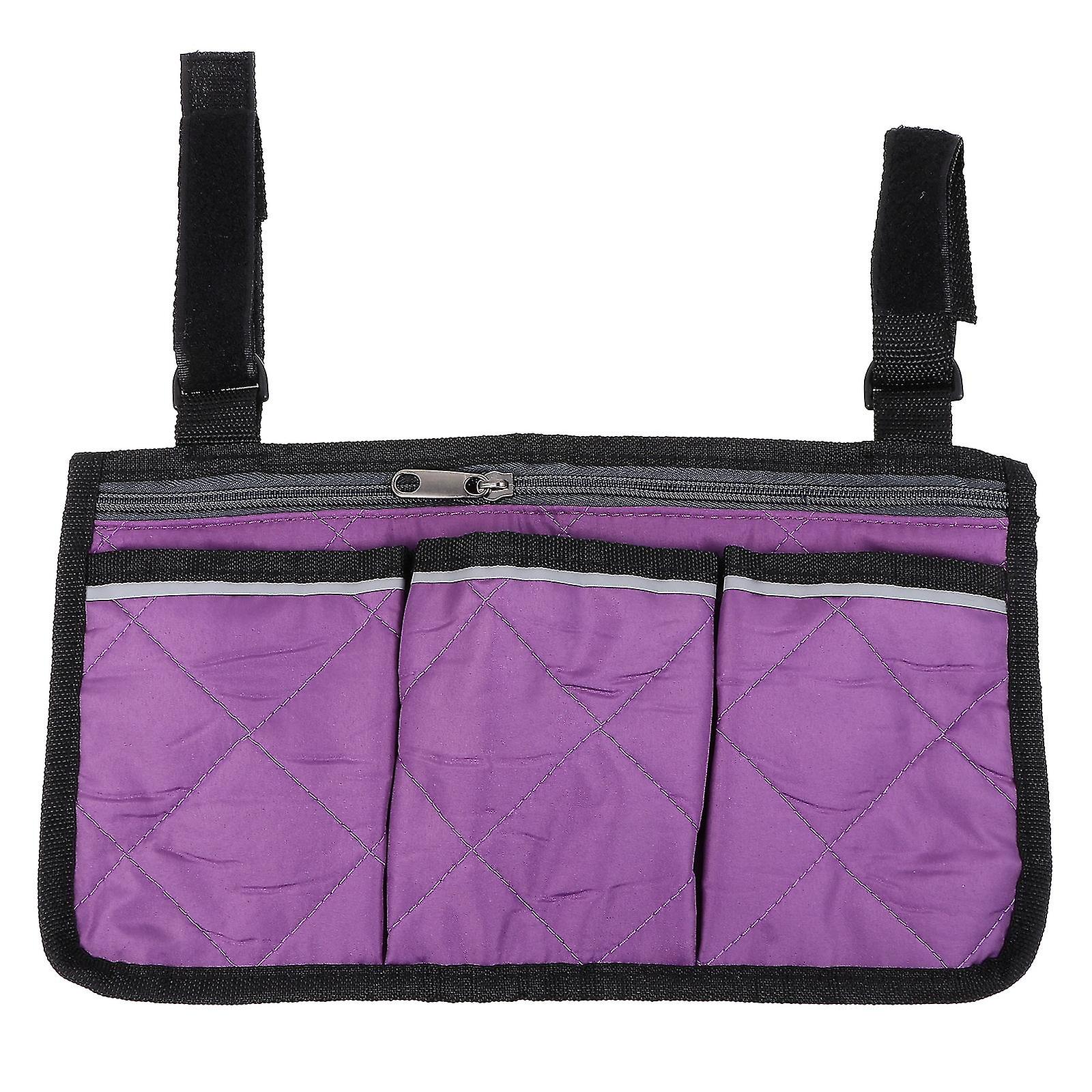 Wheelchair Pouch Bag Wheelchair Rollator Walker Scooter Bag Side Pouch