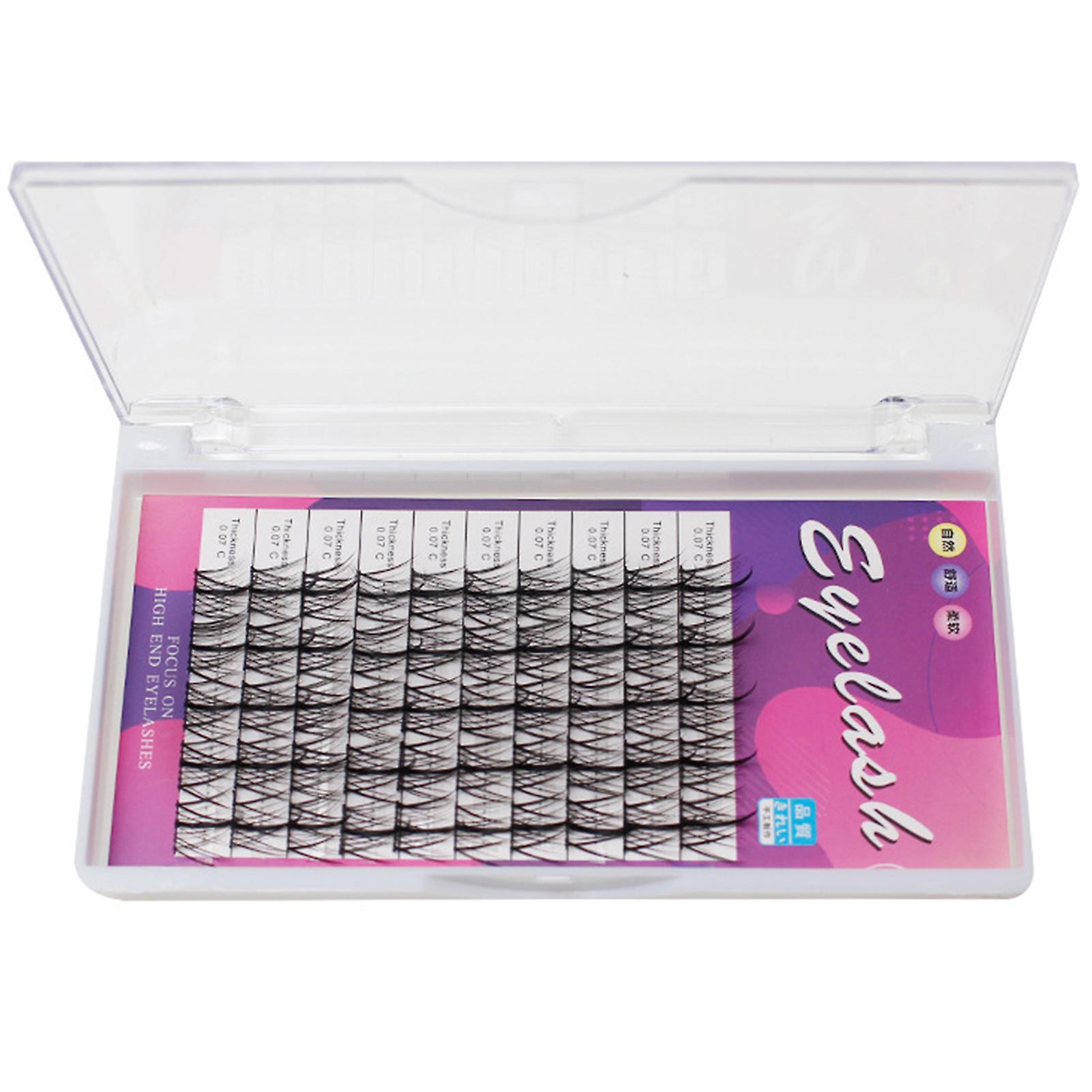 Cluster False Eyelashes Reusable Fluffy Mixed Cut Segmented For Women Girls Makeup Diy