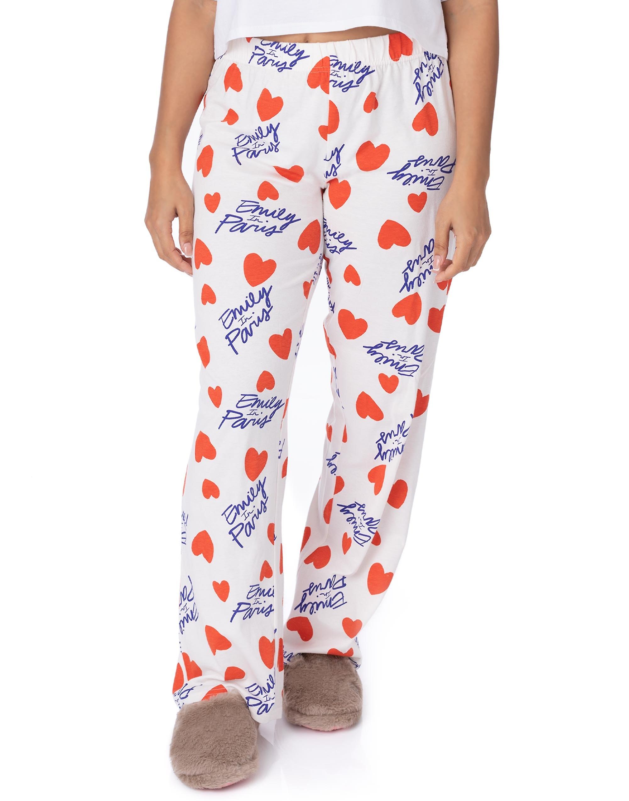 Emily In Paris Women's Pyjama Set – 100% Cotton Sleepwear With Selfie Design