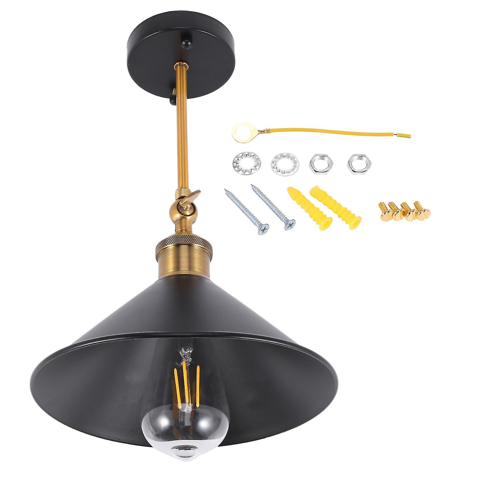Indrial Lamp E27 Base Retro Attic Led S Sts Bath Iron S