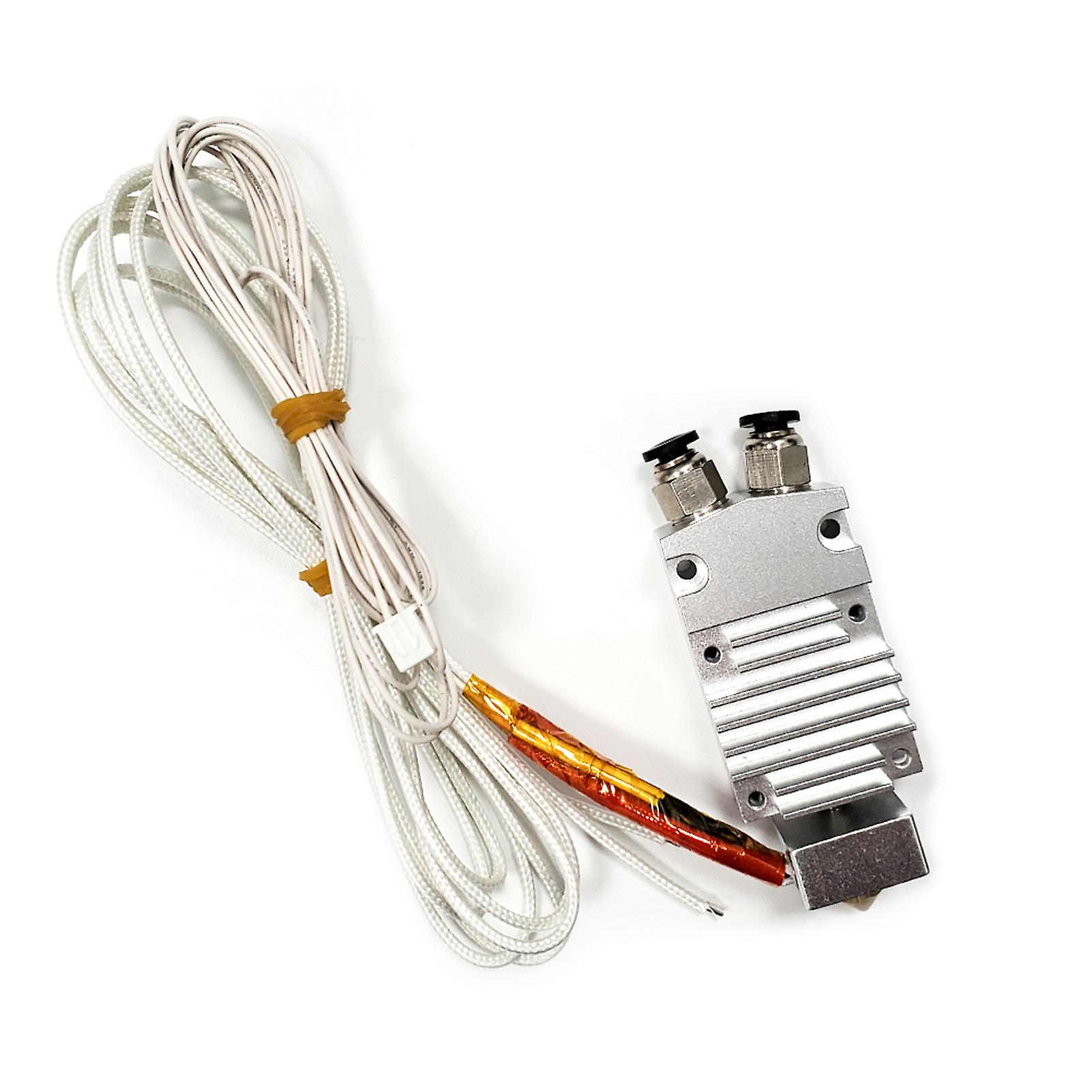 2 In 1 Out Dual Color Hotend Extruder Kit With Heater Wire Thermistor