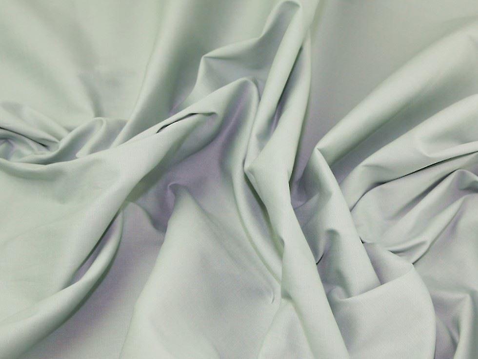 Minerva Kingston Woven Stretch Cotton Sateen Fabric Steel - per metre