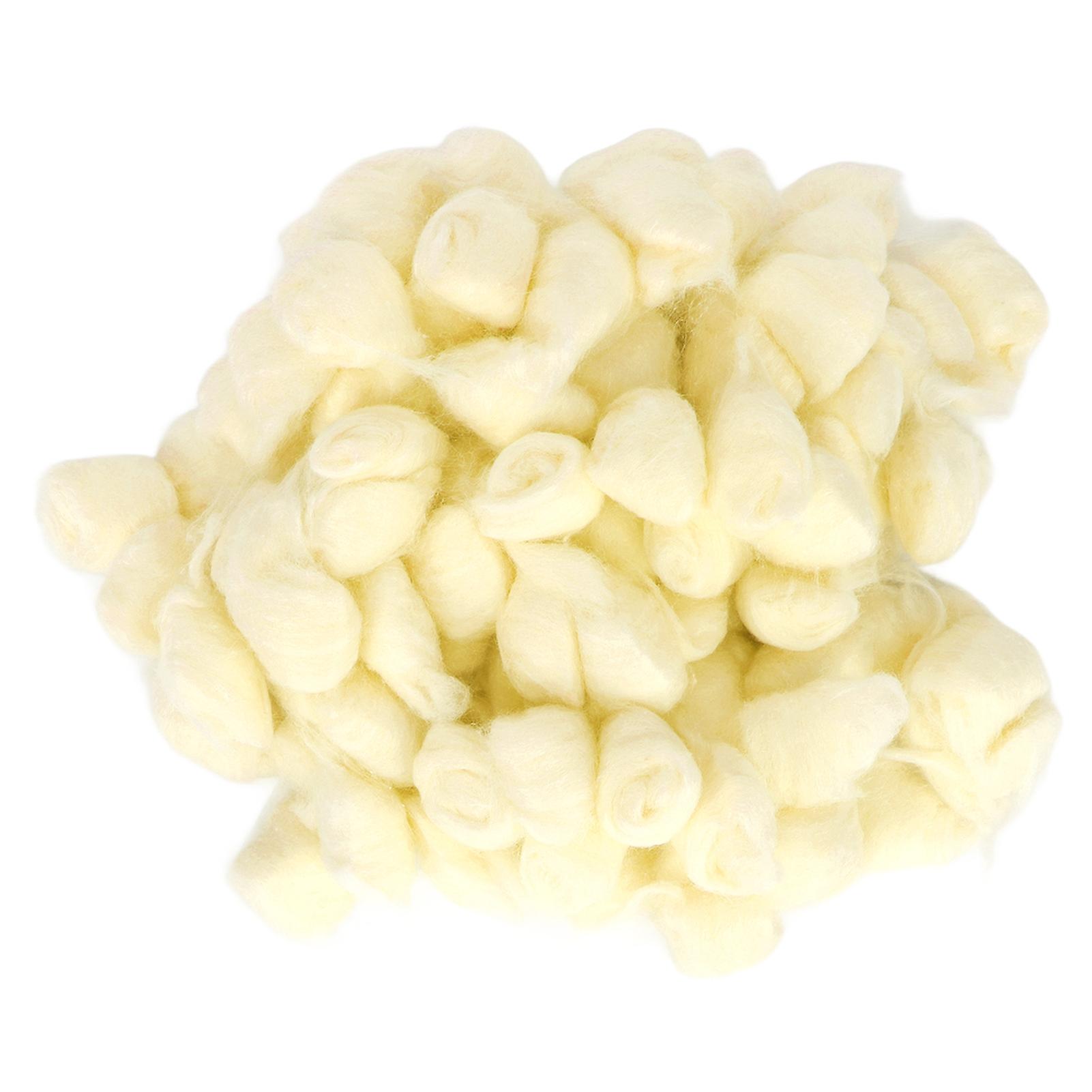 Boule de coton pour hamster, litière chaude et douce pour petits animaux, pour hamster, hamster syrien, chinchilla, jaune