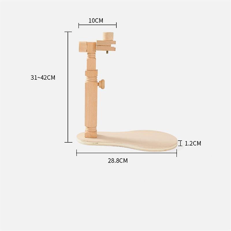 Drewniany haft Hoop 360 stopni Obrót Regulowany pulpit Stojak Cross Stitch Rack Ramki Pierścienie Dorośli Matka Prezenty S