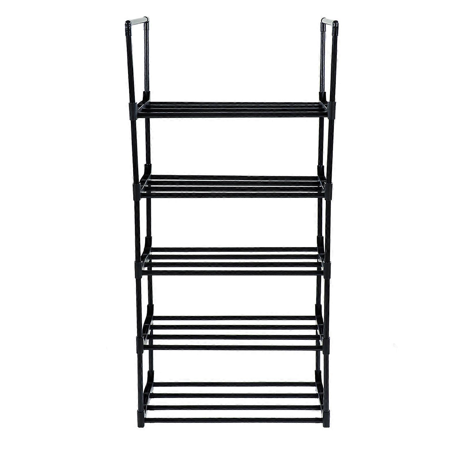 Shoe Rack Multifunctional Multilayer Large Capacity Shoe Shelf for Closet Hallway Bedroom Entryway 1 Column 5 Layers