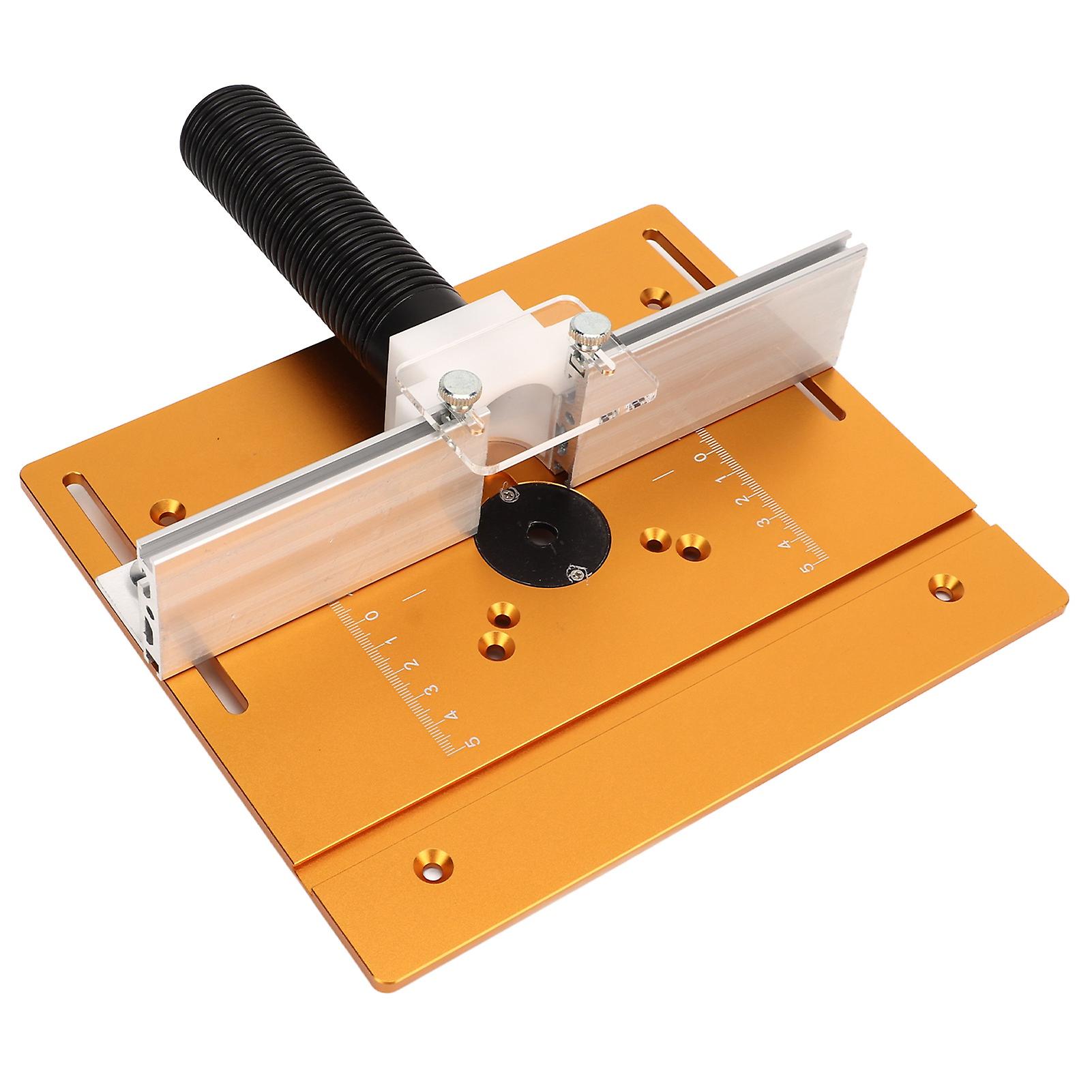 Router Table Insert Plate Wood Milling Flip Board Woodworking Trimming Engraving Auxiliary Tool 