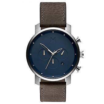 Chrono Men's Analog Quartz Watch with Cowhide Bracelet MC01-SGR