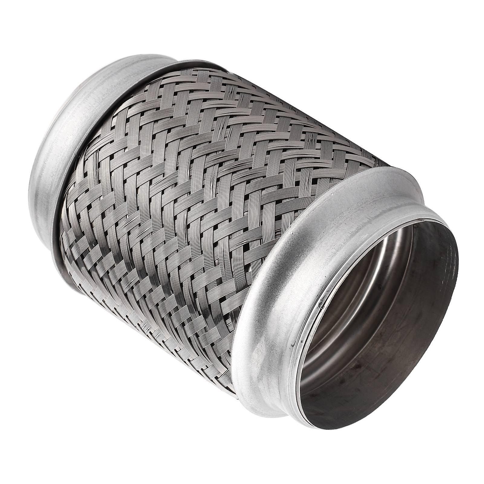 Stainless Steel Exhaust Flex Pipe with Braid - Vibration-Reducing, Noise-Reducing Joint