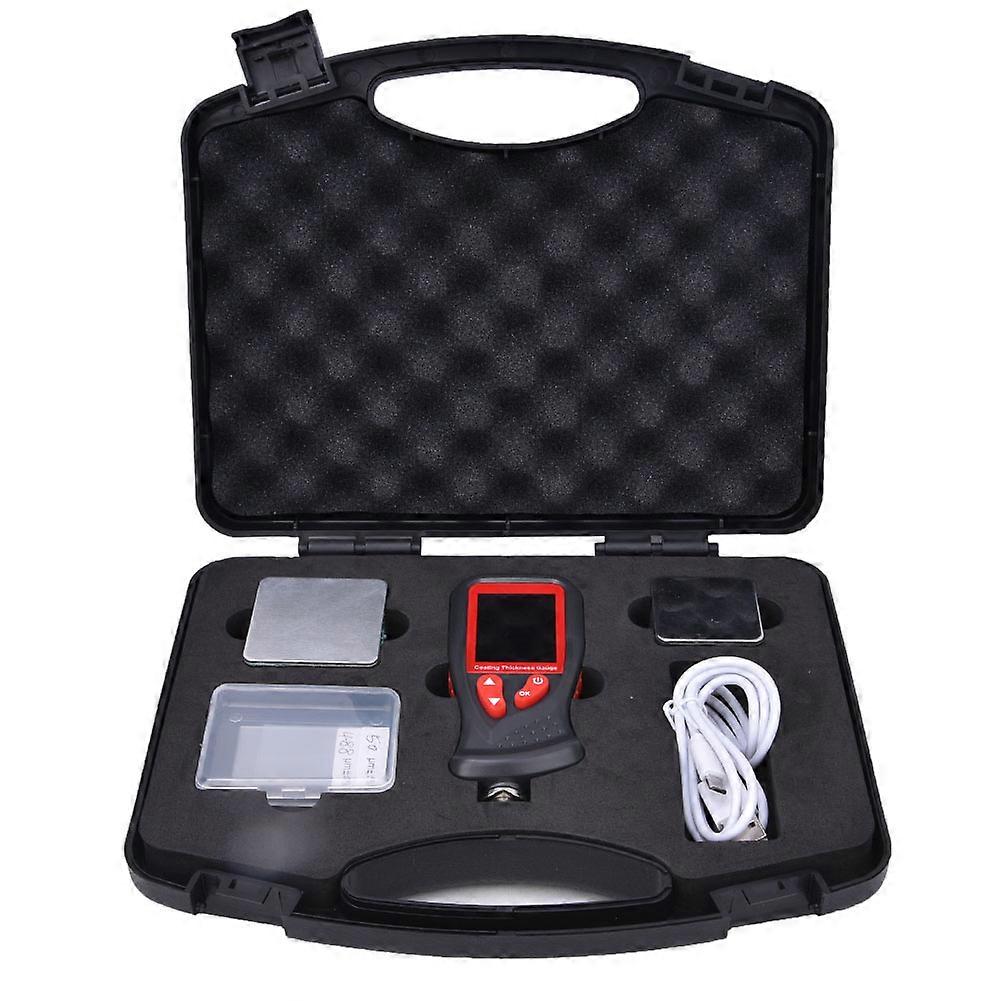 Digital Portable Voice Broadcast Car Automobile Paint Detector Coating Thickness Gauge Tester