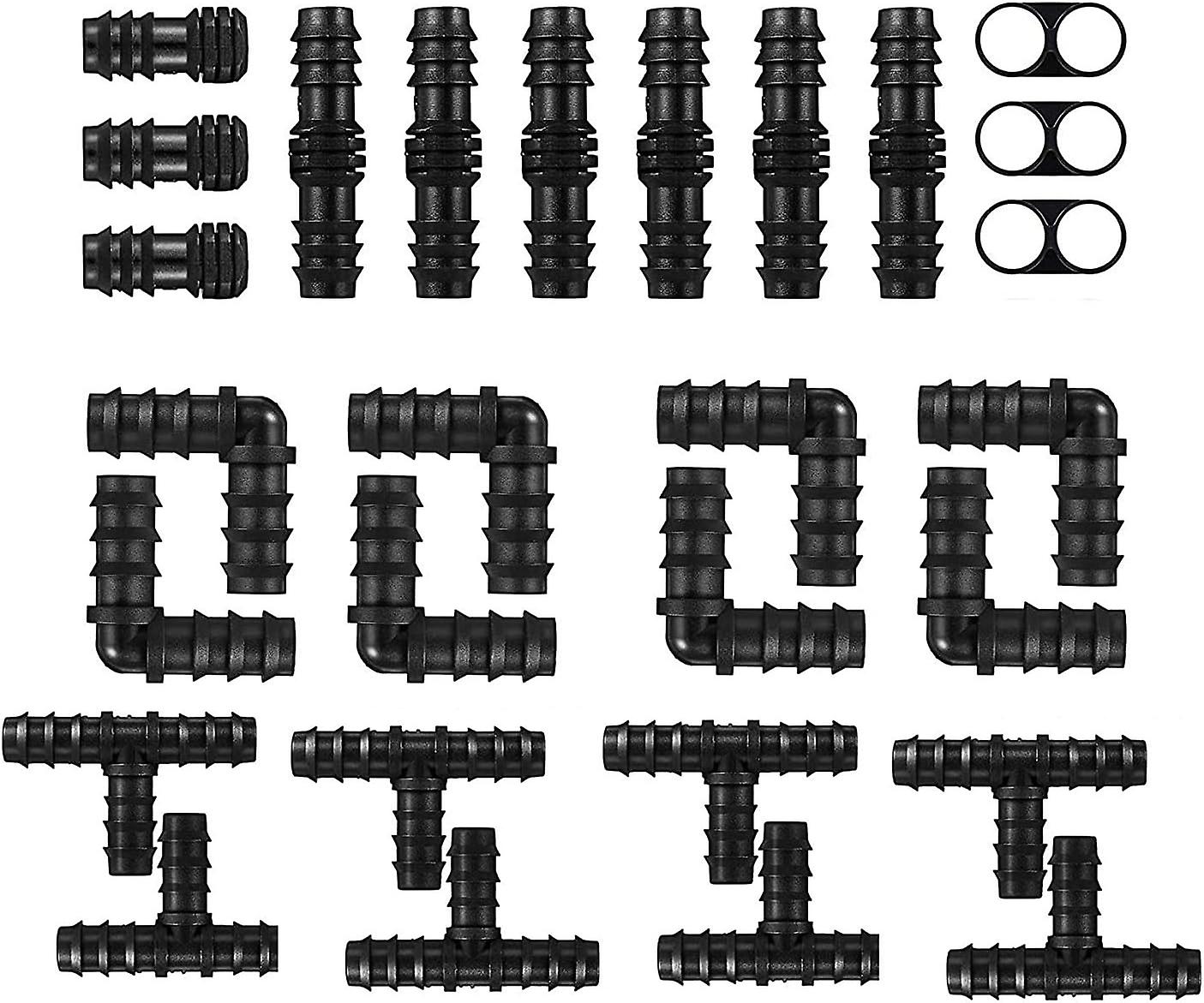 Garden Irrigation Kit - Drip Irrigation Connector - 16mm Interface - 100pcs