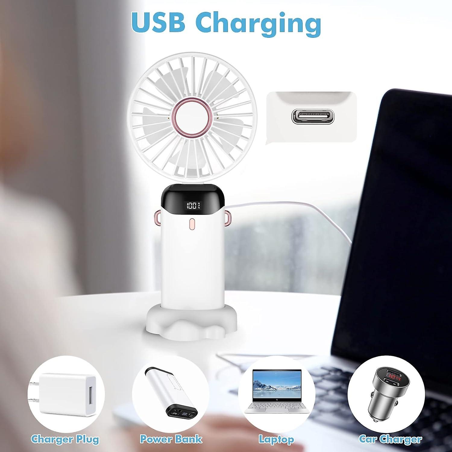 portable fan, portable mini fan, rechargeable