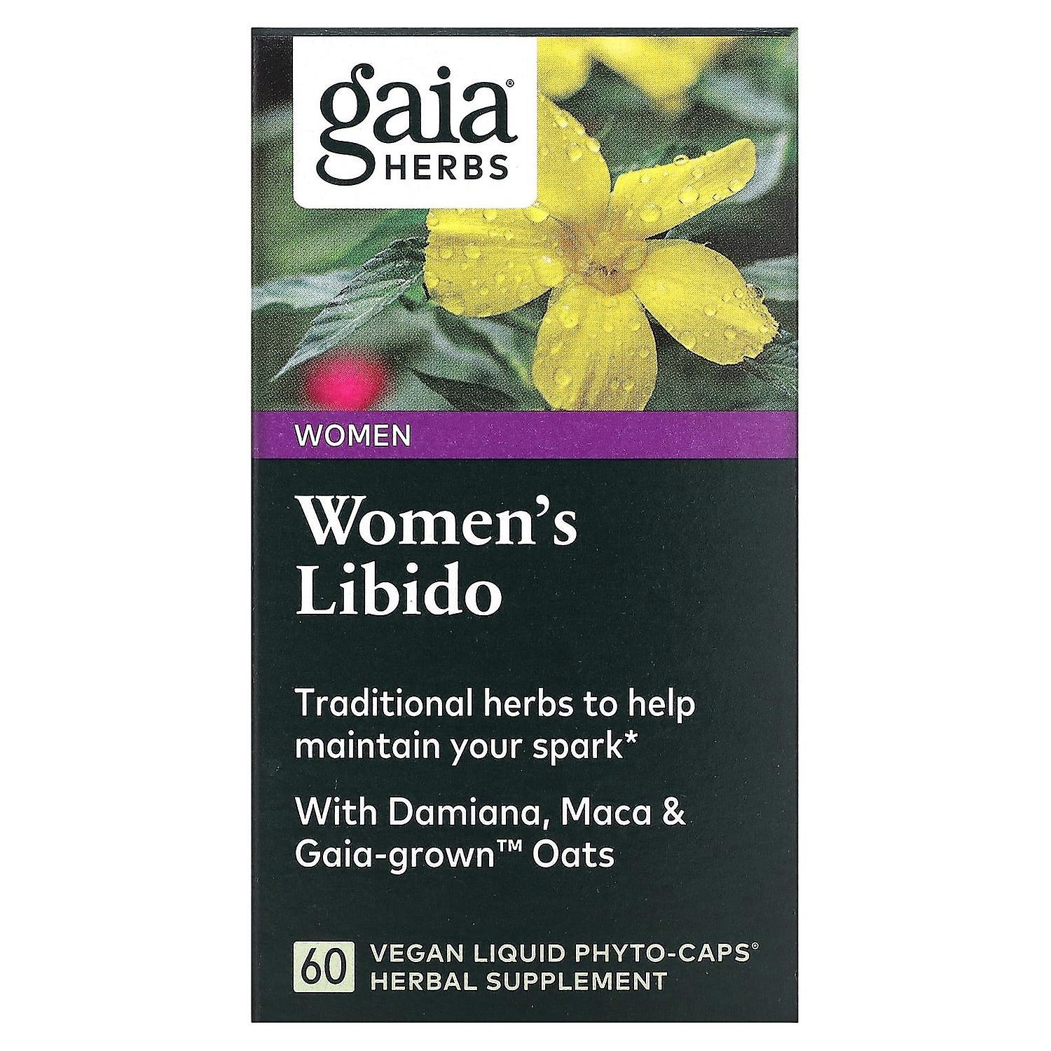 Gaia Herbs, Women's Libido, 60 Vegan Liquid Phyto-Caps