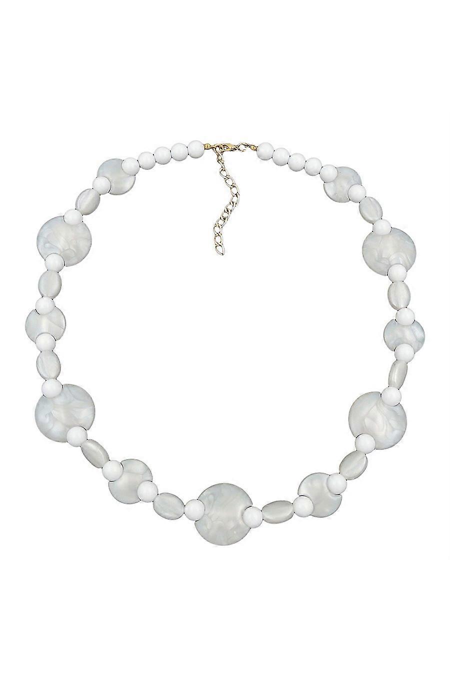 Necklace White Beads Pearl White - Gl01242