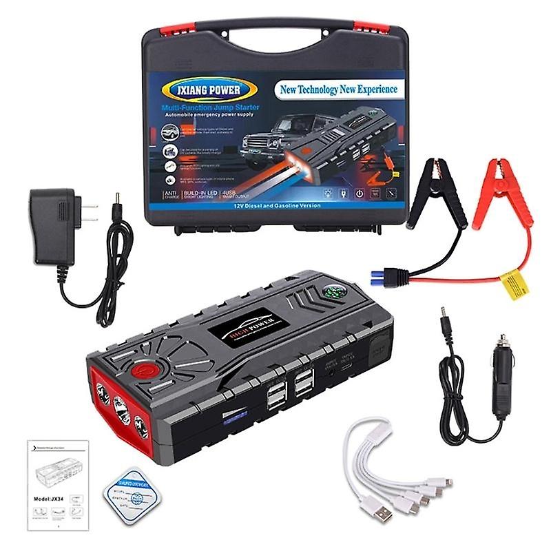 Car Air Compressor Emergency Jump Starter Starting Charger Tyre Inflator